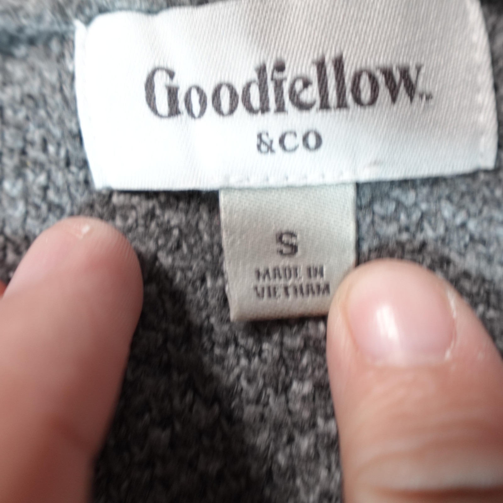 Fisherman Cardigan Mens Small Gray Sweater Goodfellow Grandpa Knit Stripe Preppy