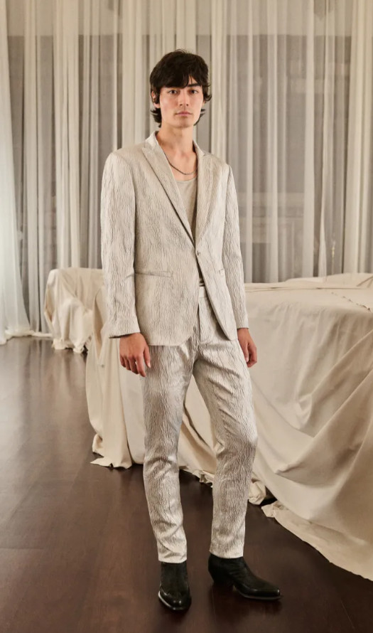 $1698 NWT New John Varvatos Collection Lynn Jacket Blazer EU58 US48