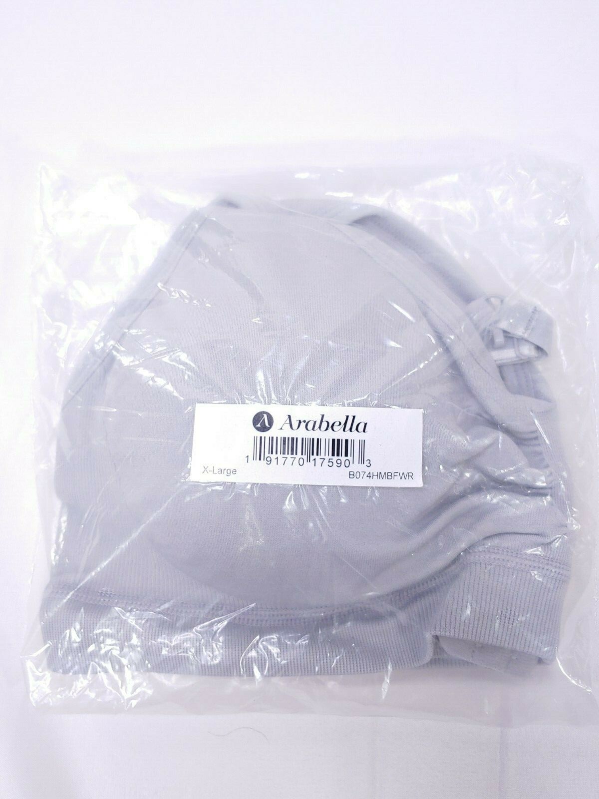 Arabella Women’s Seamless Padded Everyday Bra Ash Grey Size XL