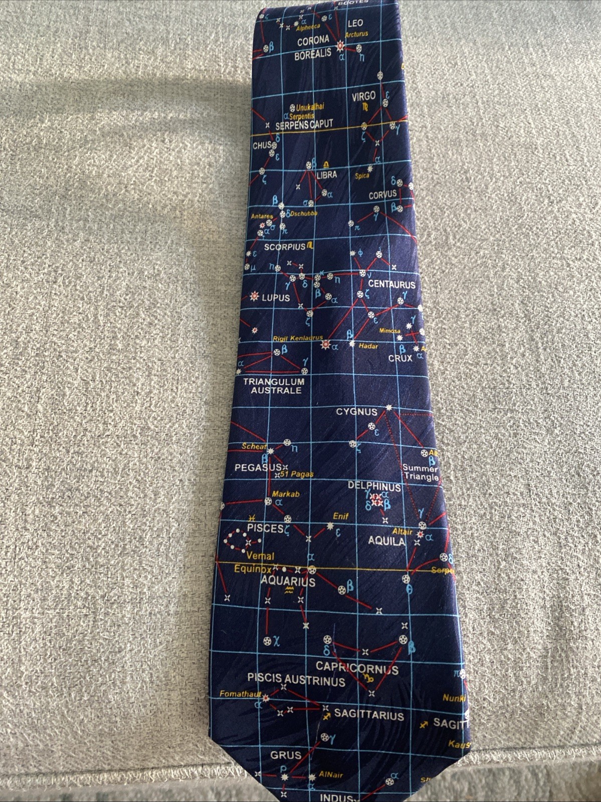 Museum Artifacts Solar System Stars Tie