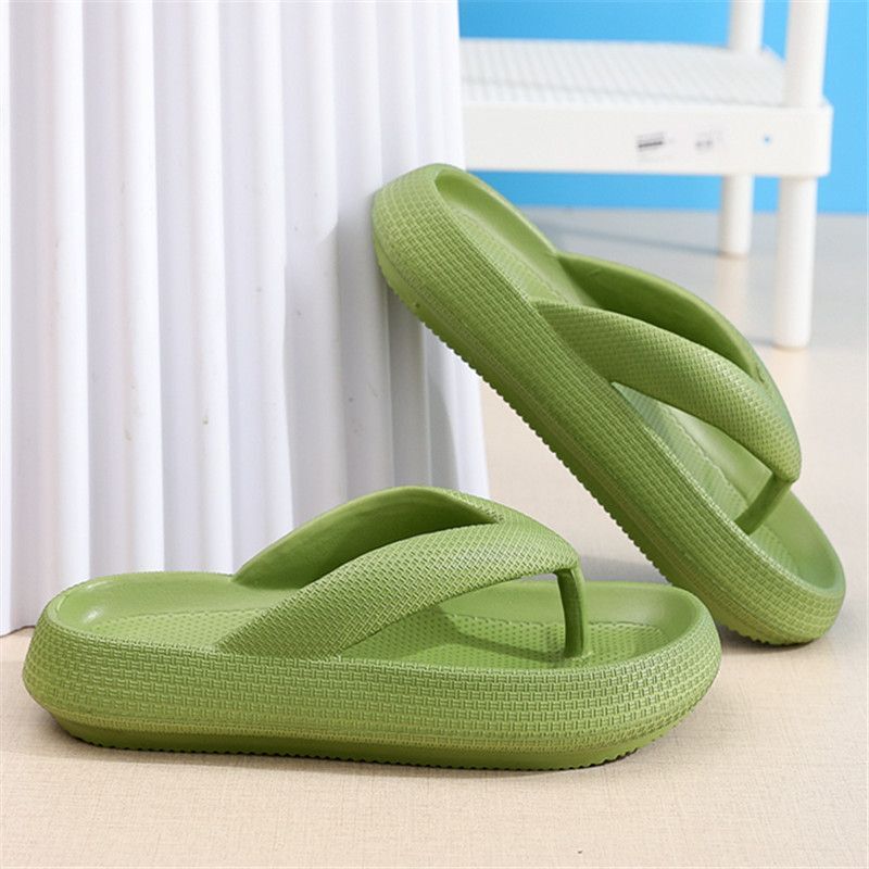 Pillow slippers Anti-Slip Sandals Soft Slippers Cloud Shower Home Hole Shoes