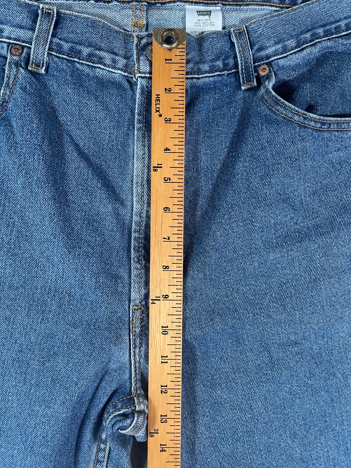 Vintage Levi’s 550 Relaxed Fit Jeans Mens 38×30 (Actual 38×29) Blue Jean Denim