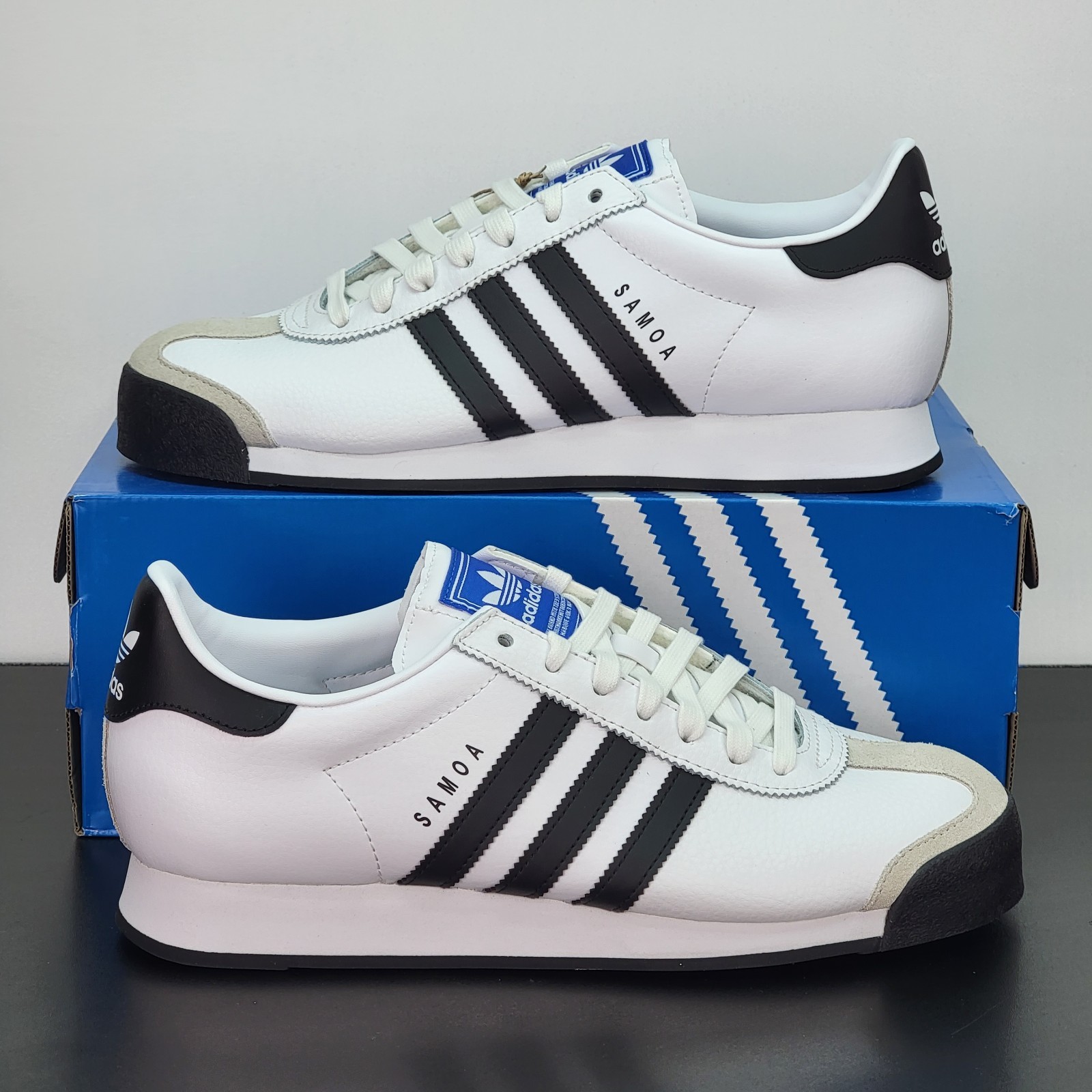 Adidas Originals Samoa Men’s Size 10 Athletic Shoes White Black Casual Sneakers