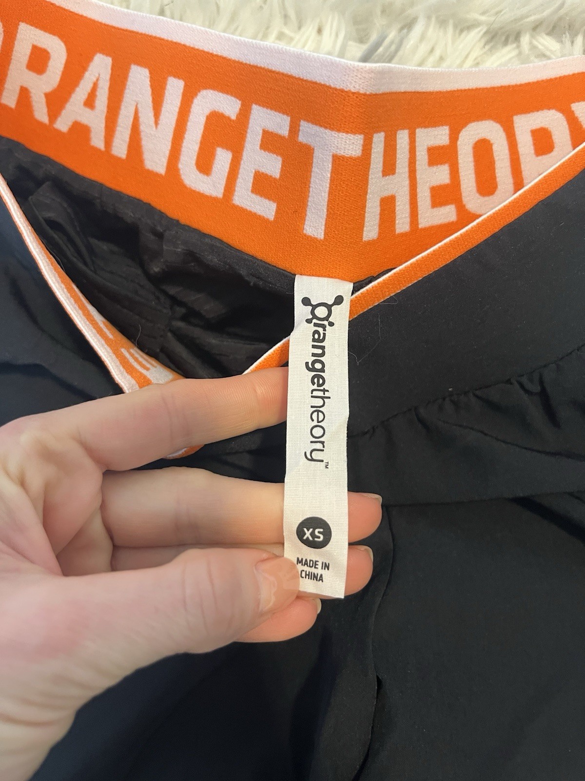Orangetheory Fitness OTF black running shorts size XS