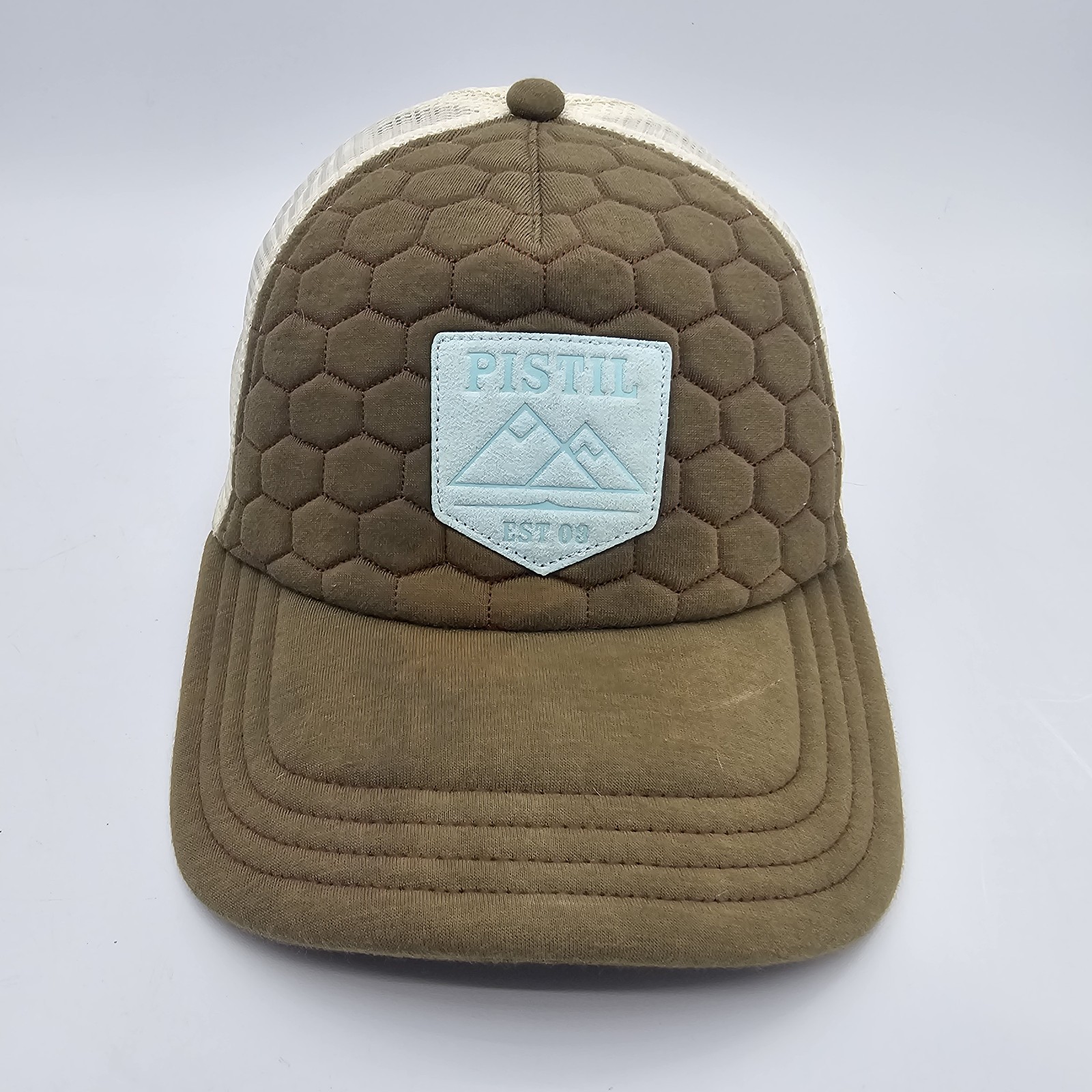 Pistil Women’s Kade Mesh Trucker Snapback Hat Olive Green