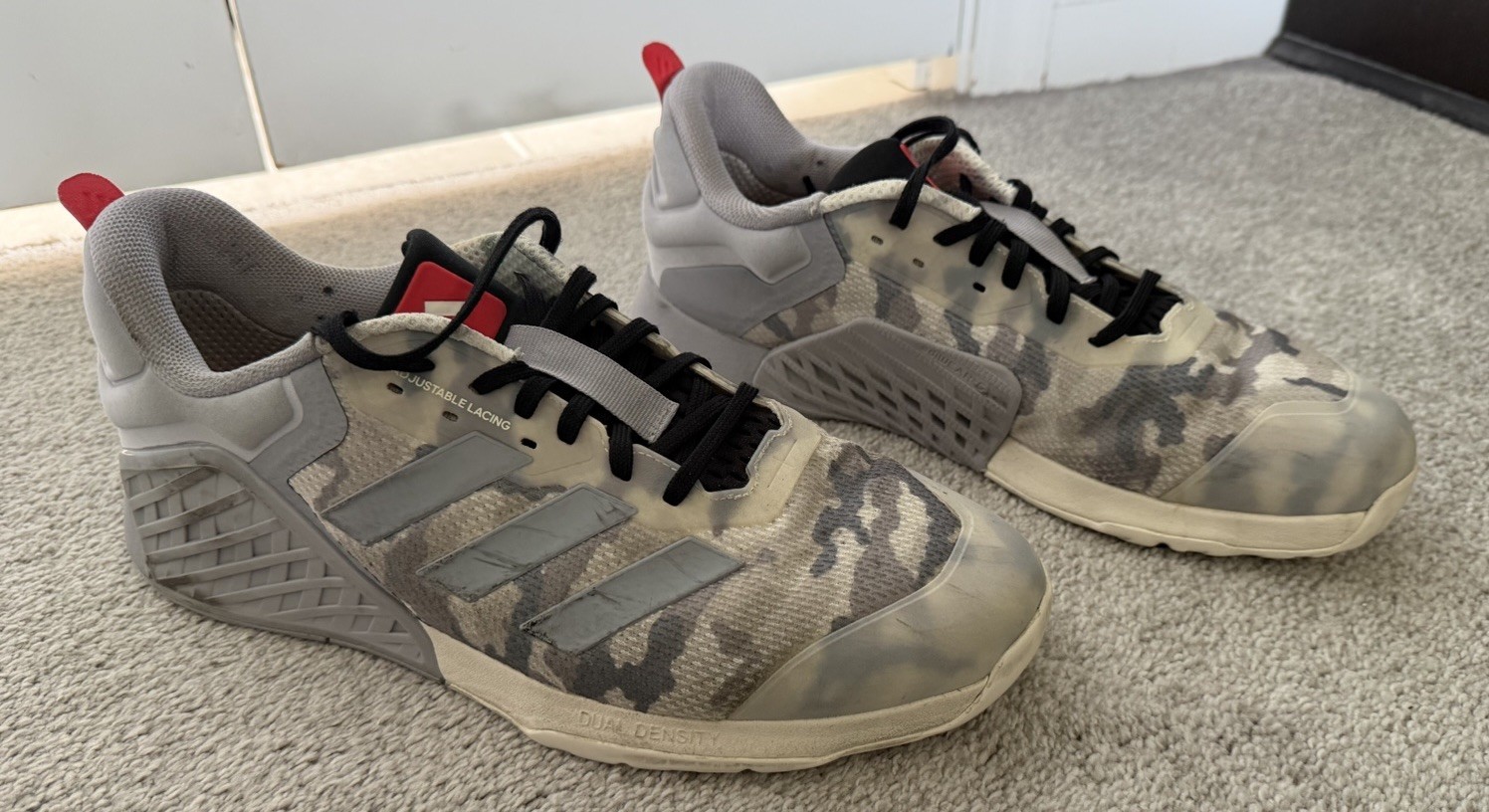 adidas Dropset 3 Gfx Training Mens Grey Camo Sz 13 No Box