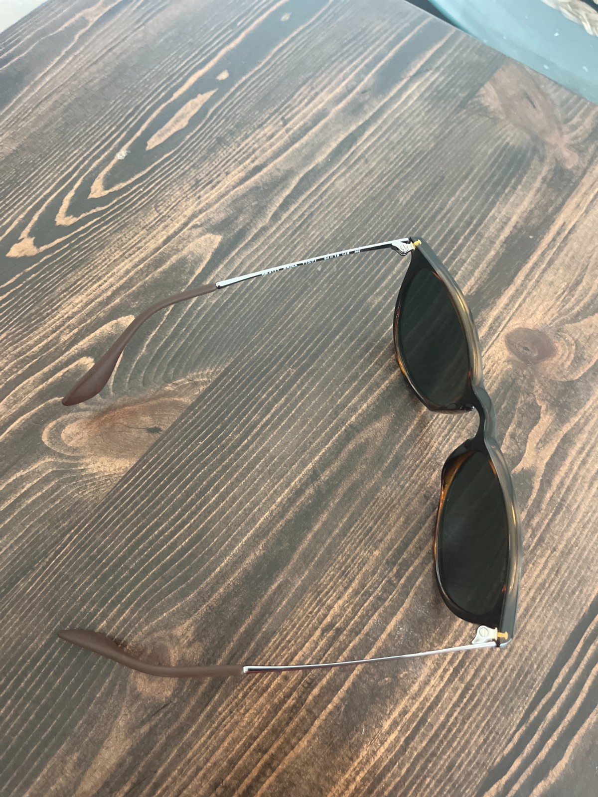 Ray-Ban Erika RB4171 Sunglasses Havana Dark Green Gradient w/ Case and Box