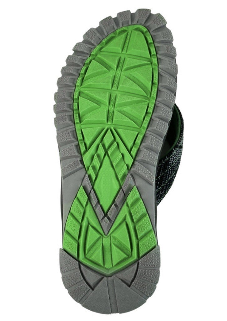 Kaiback Wave Sport Men’s Flip Flop Sandals with Tough Tread Size 8 Green NWT