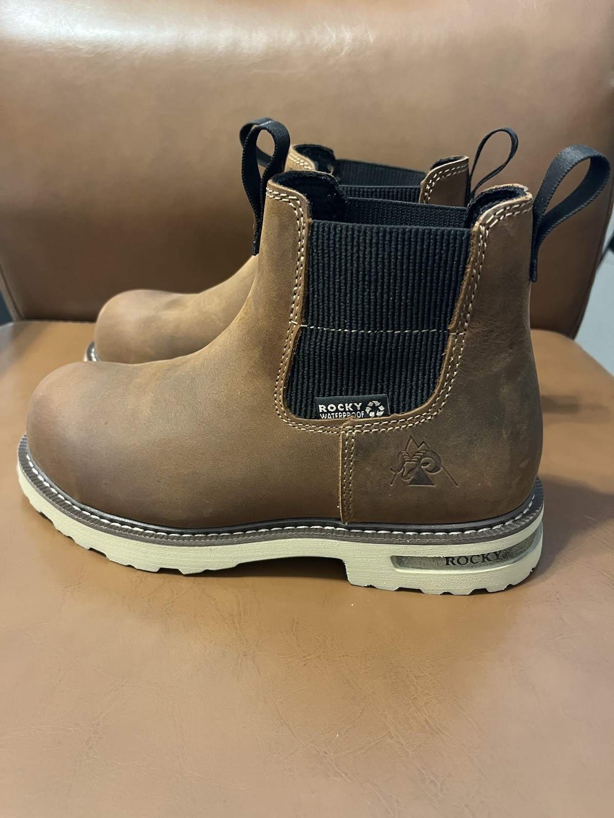 Rocky Women’s Grindstone XTR Chelsea Work Boot Size 6.5