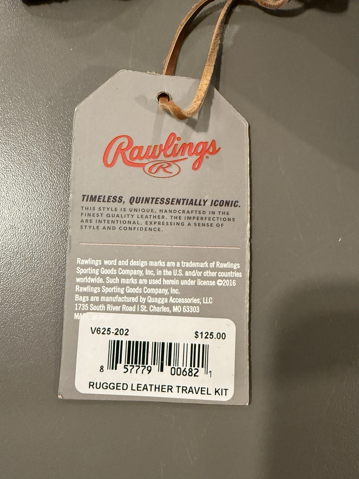 Rawlings Leather Rugged Travel Kit
