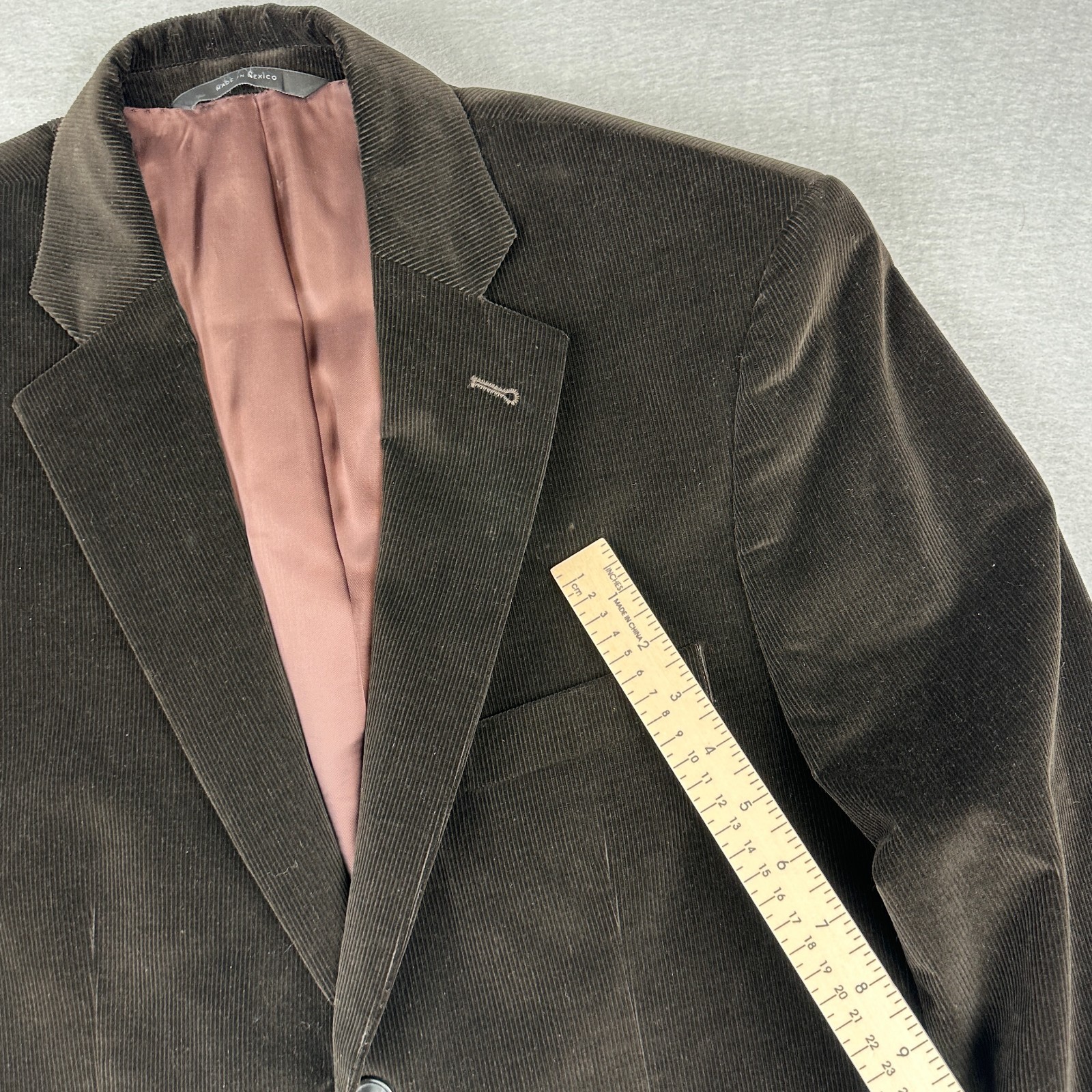 Loro Piana Sport Coat Mens 40S 40 Brown Corduroy Nordstrom Blazer Cotton Rayon