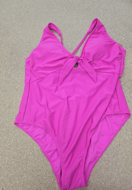 Shade and Shore cheeky one piece swimsuit (Size: L) 526-28