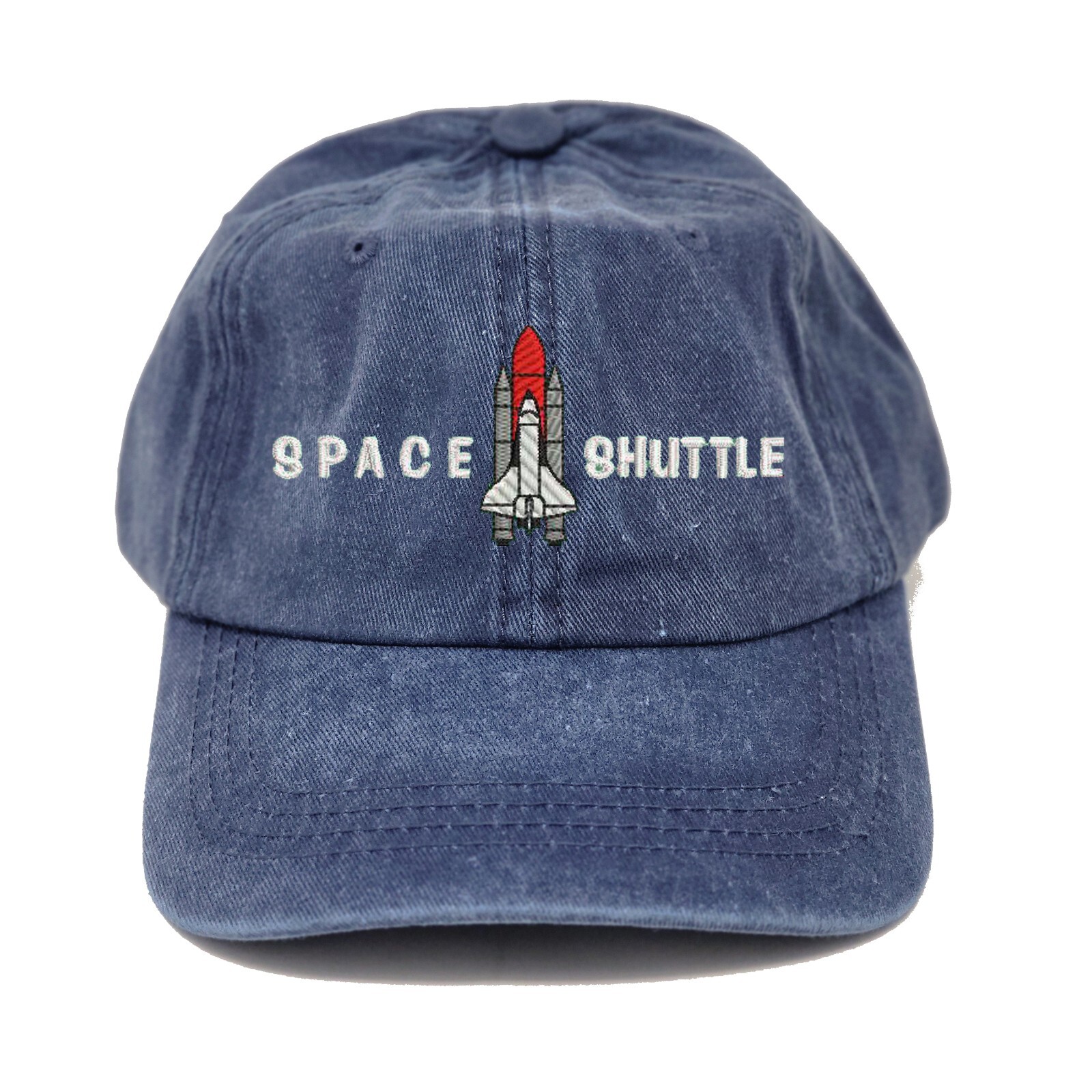 New Space shuttle embroidered dad hat, Spaceship rocket embroidered dad hat cap