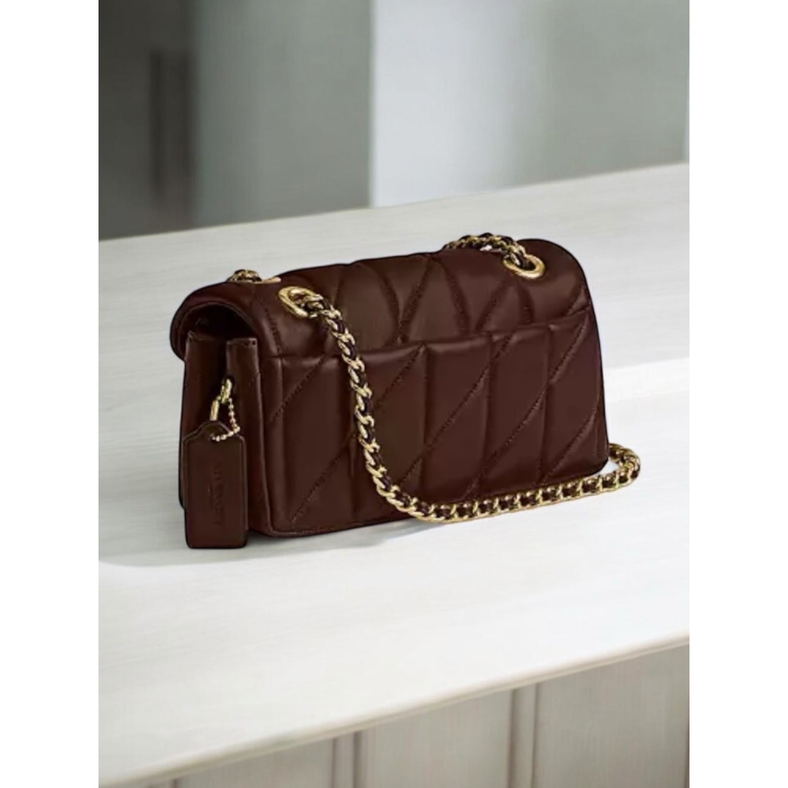 NWT Coach CP149 Quilted Leather Tabby 20 Shoulder Bag
