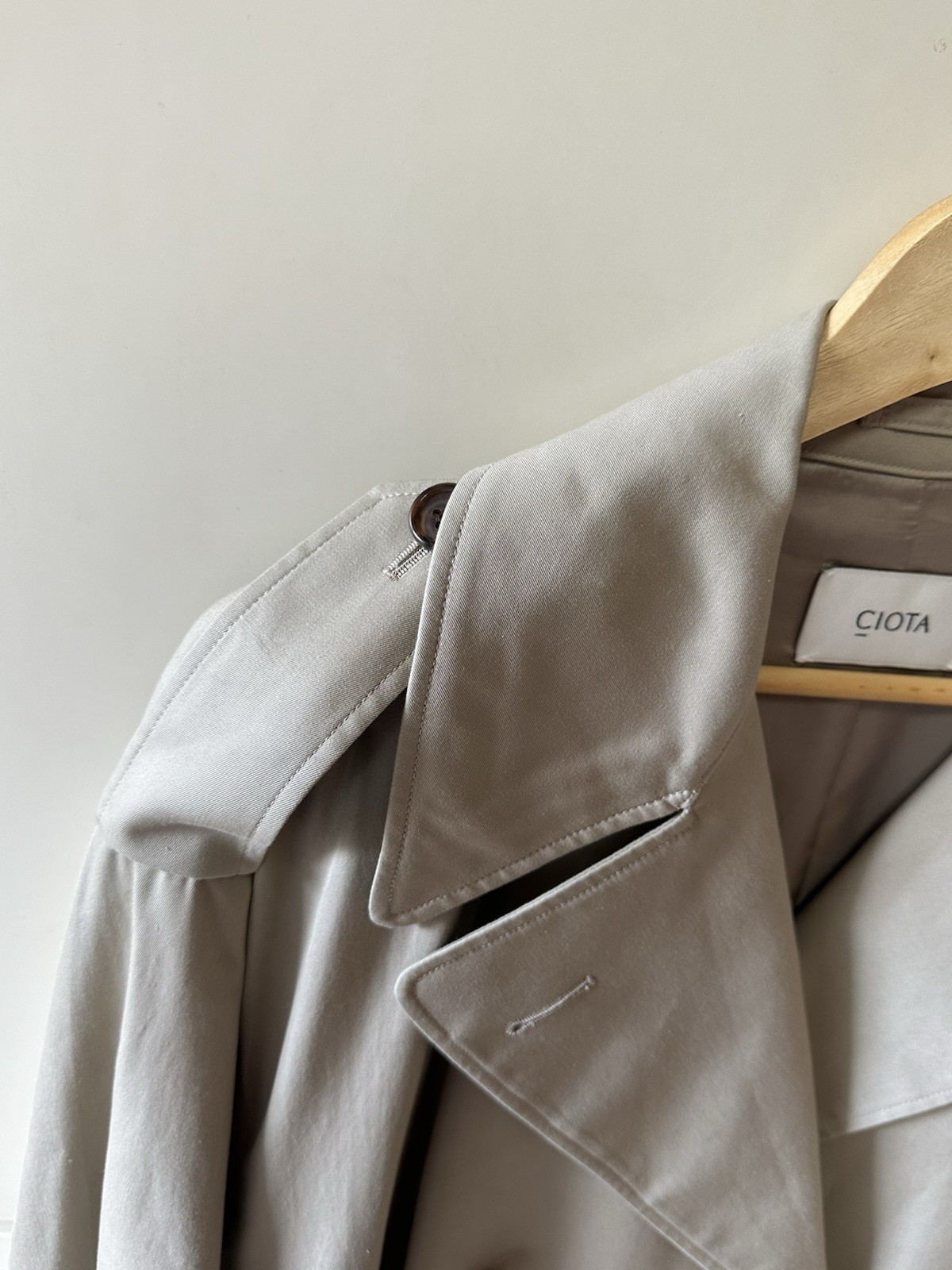 Ciota Suvin Gabardine Trench Coat 1 (Approx Mens M)