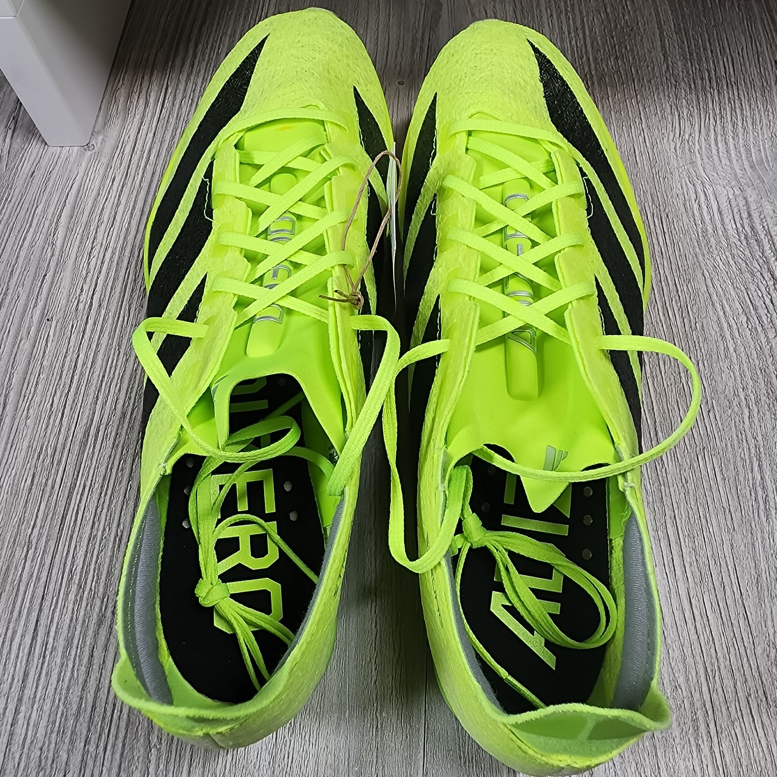 Adidas Adizero Prime SP 3 Track Spikes Green Mens Size 8.5 New IH5800