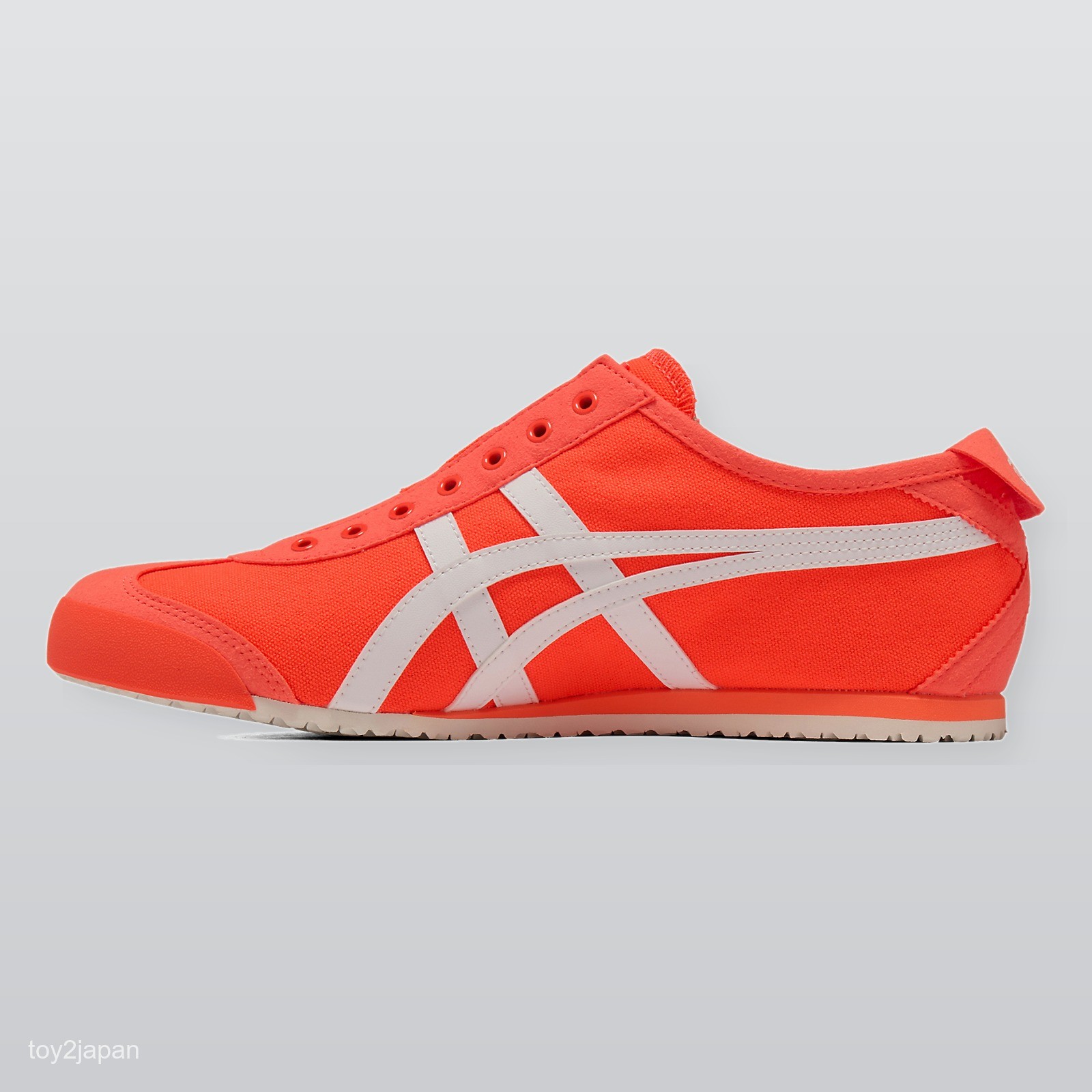 Onitsuka Tiger MEXICO 66 SLIP-ON 1183A360-702 Flash Coral White Men’s Size New