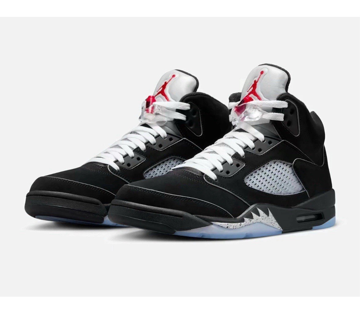 Nike Air Jordan 5 Black Metallic Reimagined Mens Size 11 In Hand Instant Ship!!