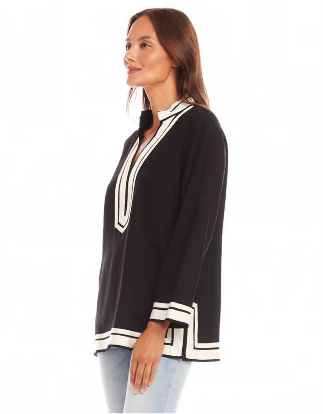 The St. Tropez Tunic in Linen Blend by Karen Kane – CLOSEOUT