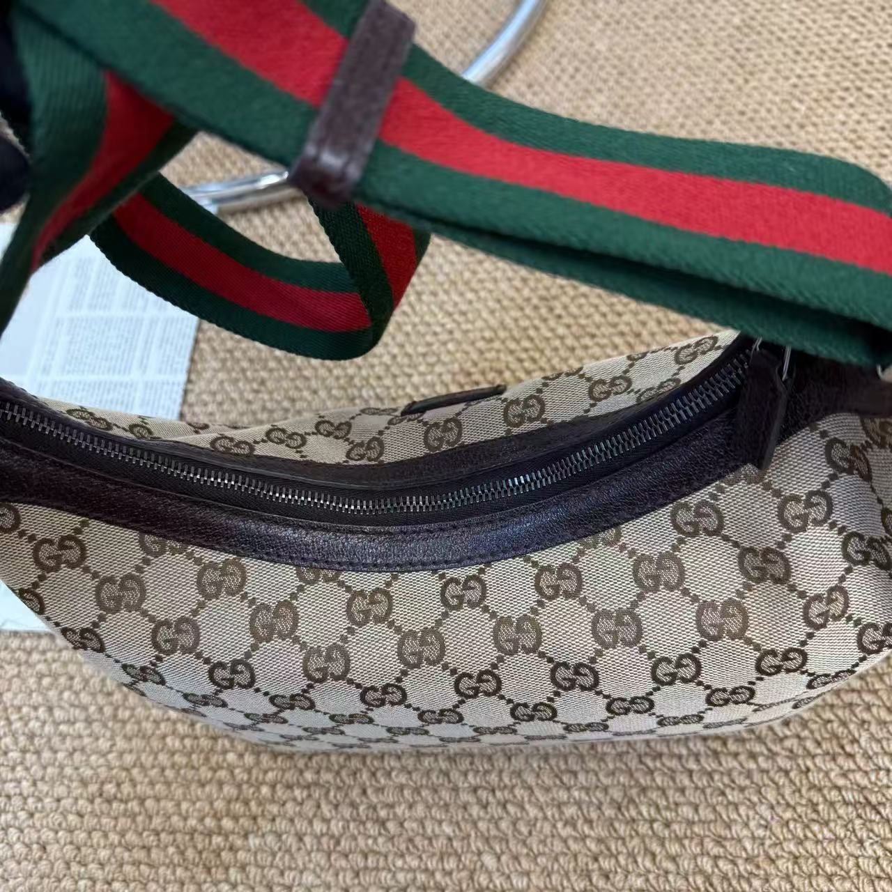 Gucci Half Moon Ophidia Monogram Crossbody GG Canvas