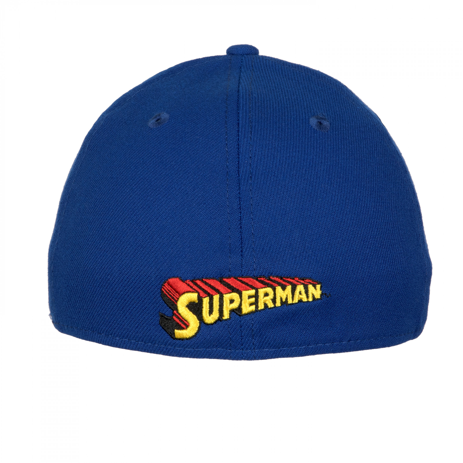 Superman Classic Emblem New Era 39Thirty Fitted Hat Blue