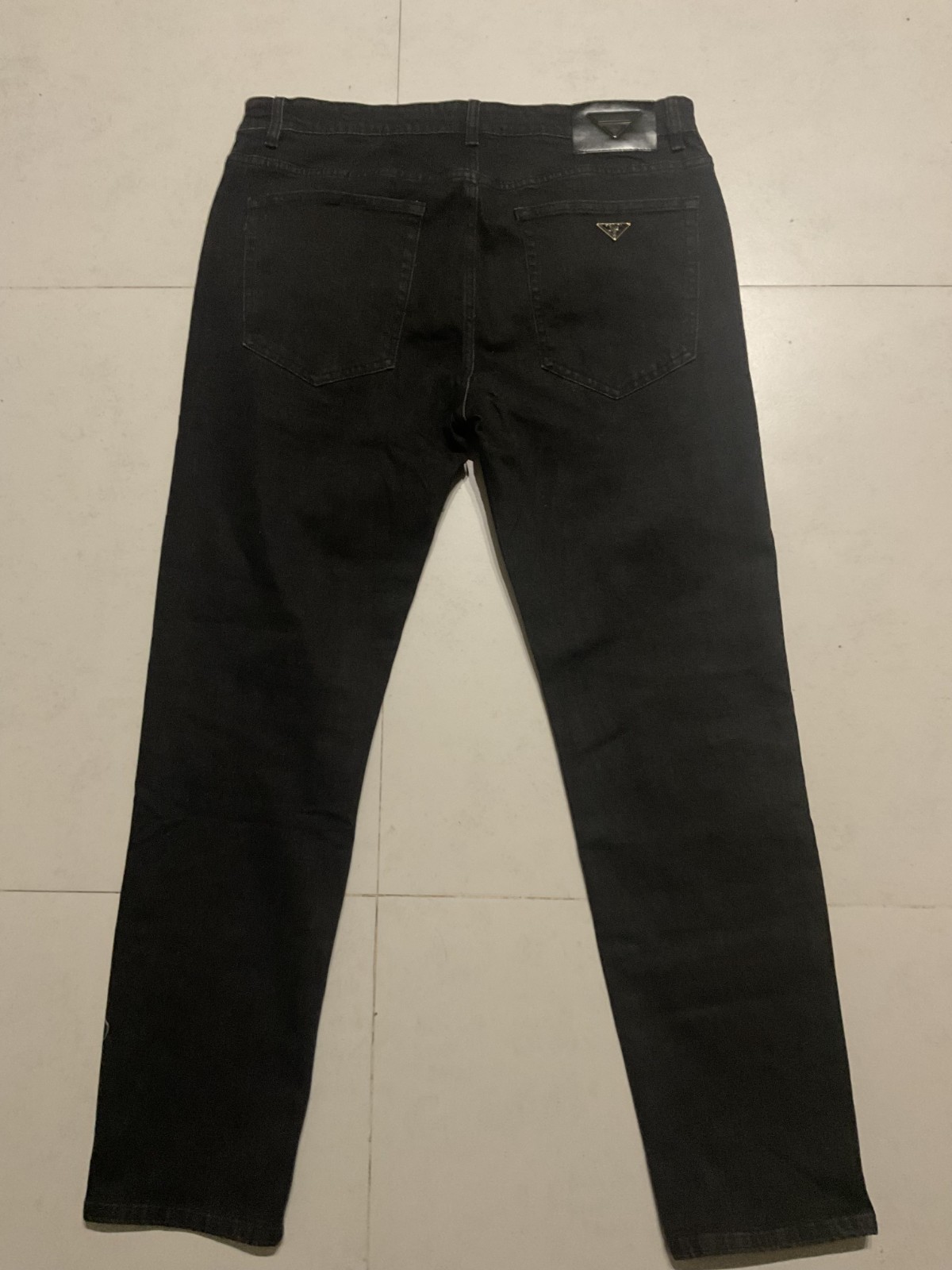 PRADA Five Pocket Denim Jeans Straight Leg Men’s Size 38 Made In Italy