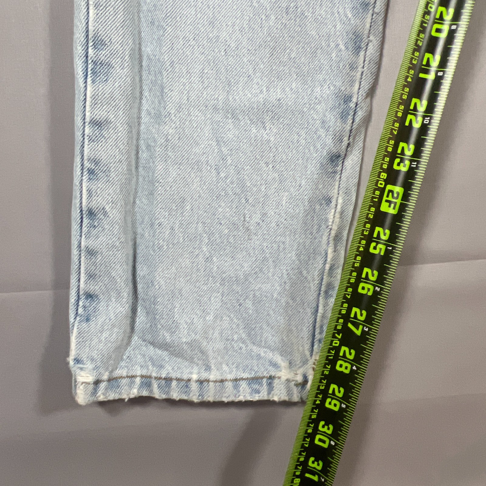 Bongo Straight Leg Jeans Womens 5 Blue Cotton Light Wash Street Wear Mid Rise