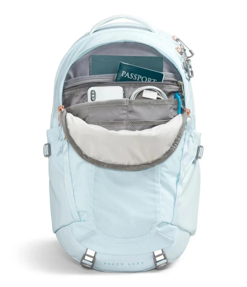 THE NORTH FACE RECON LUXE BACKPACK ICECAP BLUE/BUR NWT
