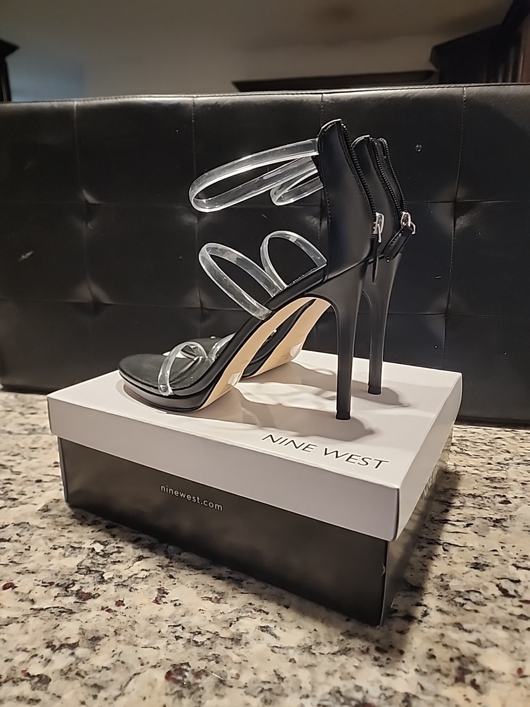 Nine West Leah 3 Black Heels W/ Original Box Size 8.5