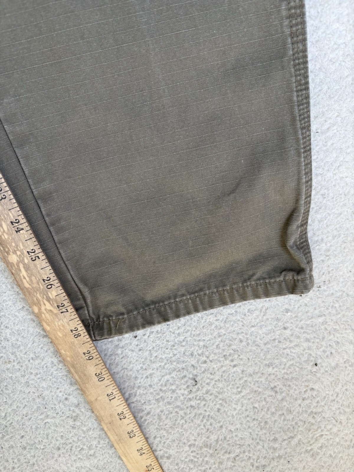 Wrangler Riggs Workwear Carpenter Pants Mens 31×30 Ripstop Canvas Hammer Loop