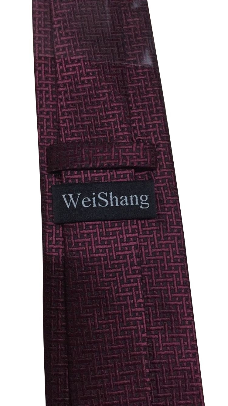 WeiShang 6-Pack Classic Men’s Jacquard Woven Neckties – High Quality
