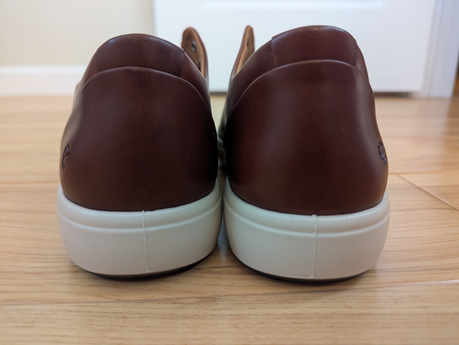 Men’s ECCO Soft 7 Premier Leather Sneaker – Cognac – New – US 14-14.5 (EU 48)