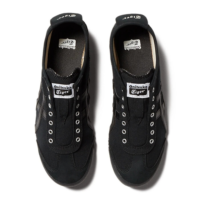 Onitsuka Tiger MEXICO 66 SLIP-ON 1183A360-002 BLACK BLACK Unisex Shoes[US4-12.5]