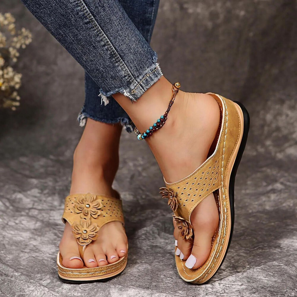 Women Flip Flops Thong Sandals Arch Support Cushion Summer Slippers Shoes USA