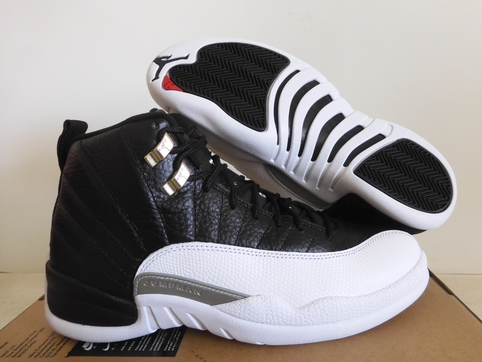 Nike Air Jordan 12 Retro Playoffs 2022 Black-Varsity Red-White Sz 8 [CT8013-006]