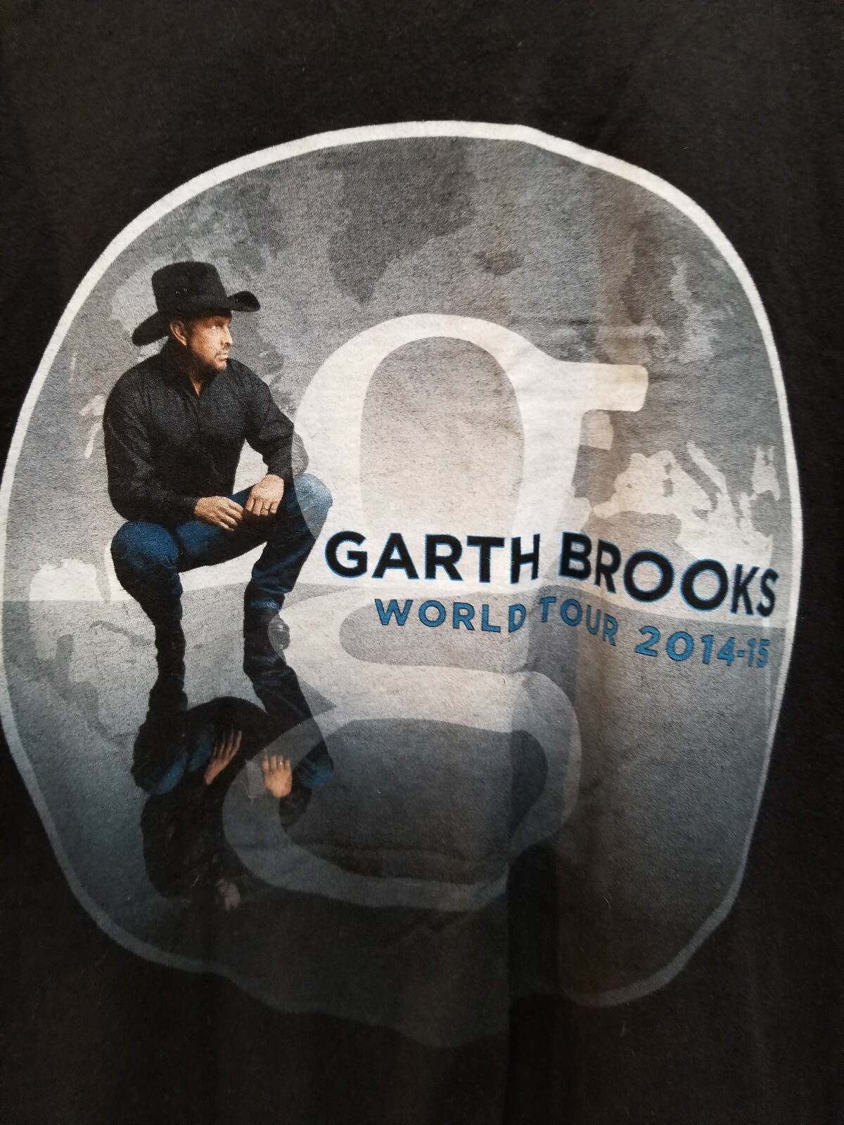 Garth Brooks World Tour 2014-15 Shirt size XL Country Music