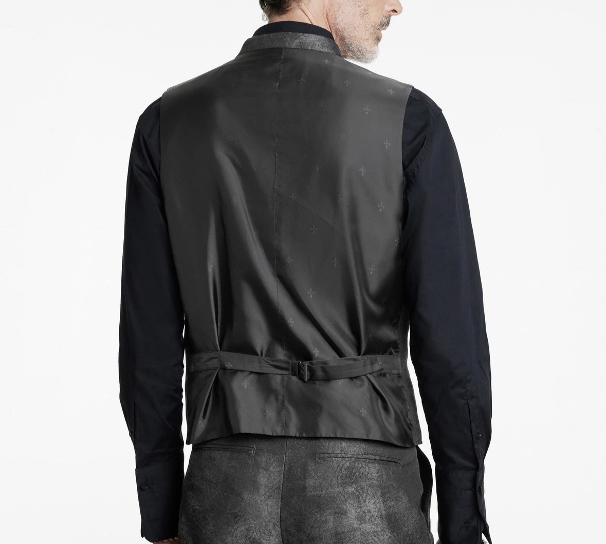 $698 NWT John Varvatos Vest 56 Men’s Beacon XL 46 US Suit Button Down Italy Made