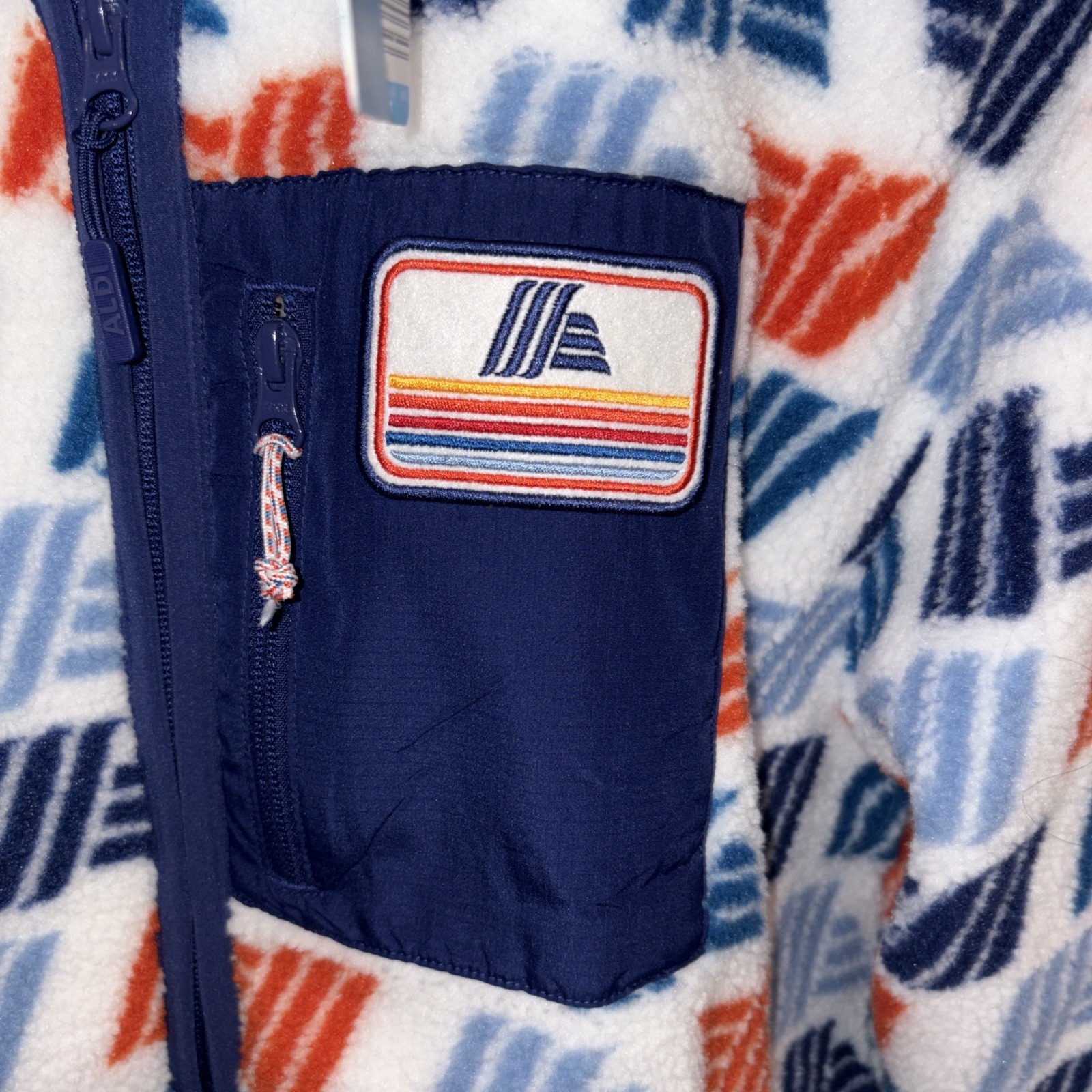Aldi Logo Jacket Fleece Sz S NWT