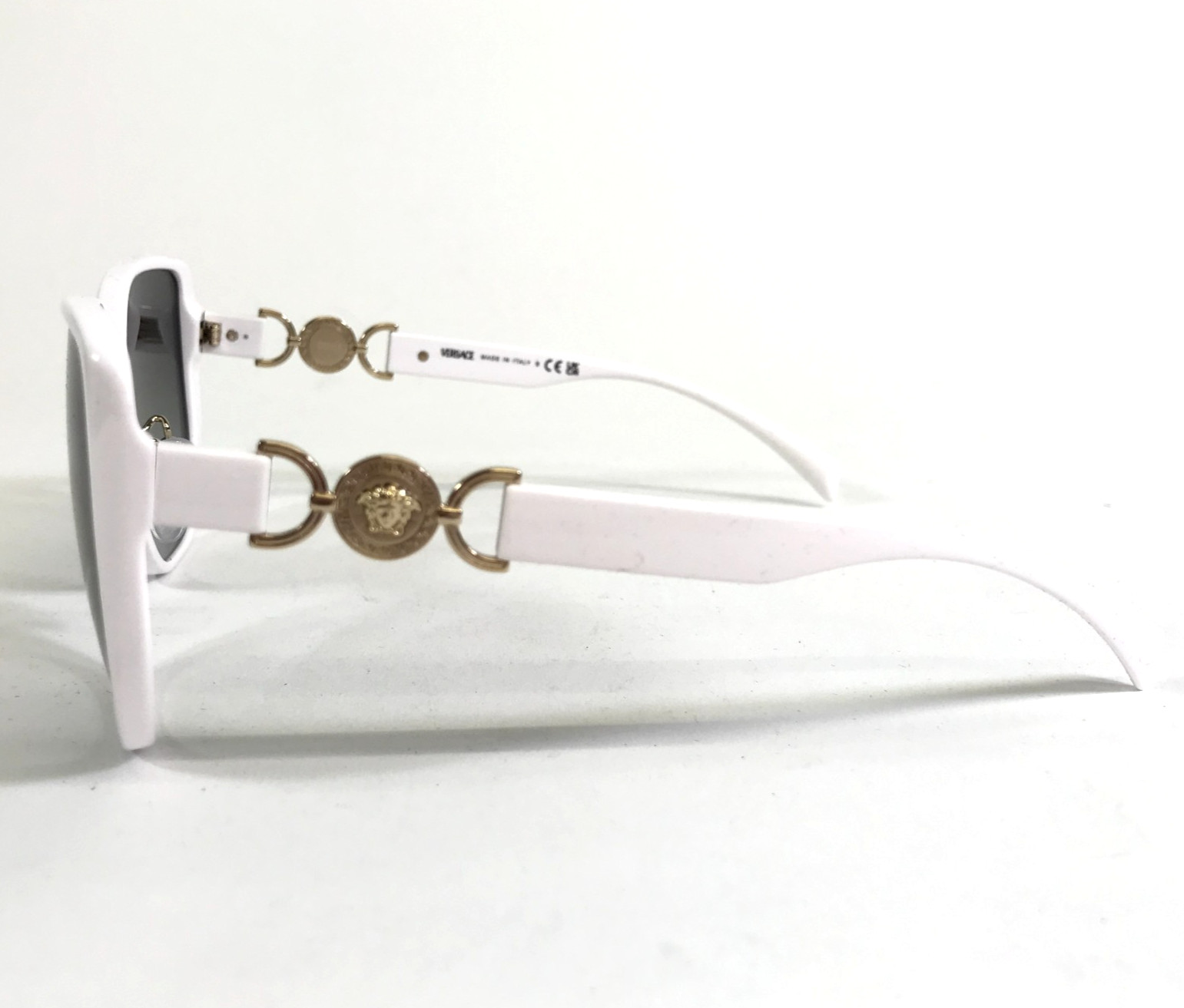 Versace Sunglasses MOD.4449-D 314/11 White Butterfly Frames Gray Gradient Lenses