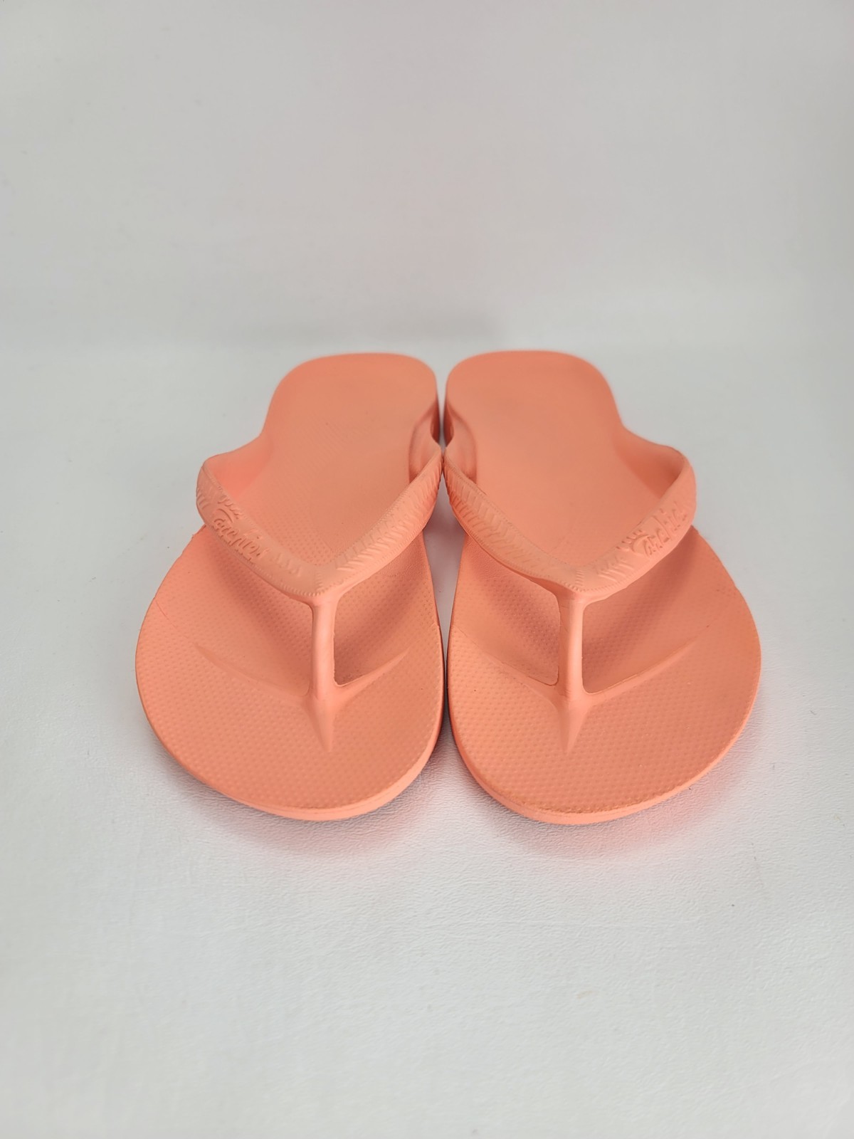 Archies Arch Support Flip Flops Coral Orange Orthotic Sandals Men’s 8 Women’s 9