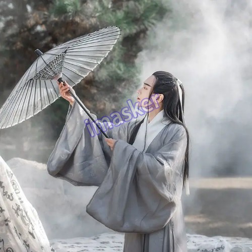 Ming Dynasty Chinese Hanfu Ancient Vintage Costume Cosplay Outfit Embroidery