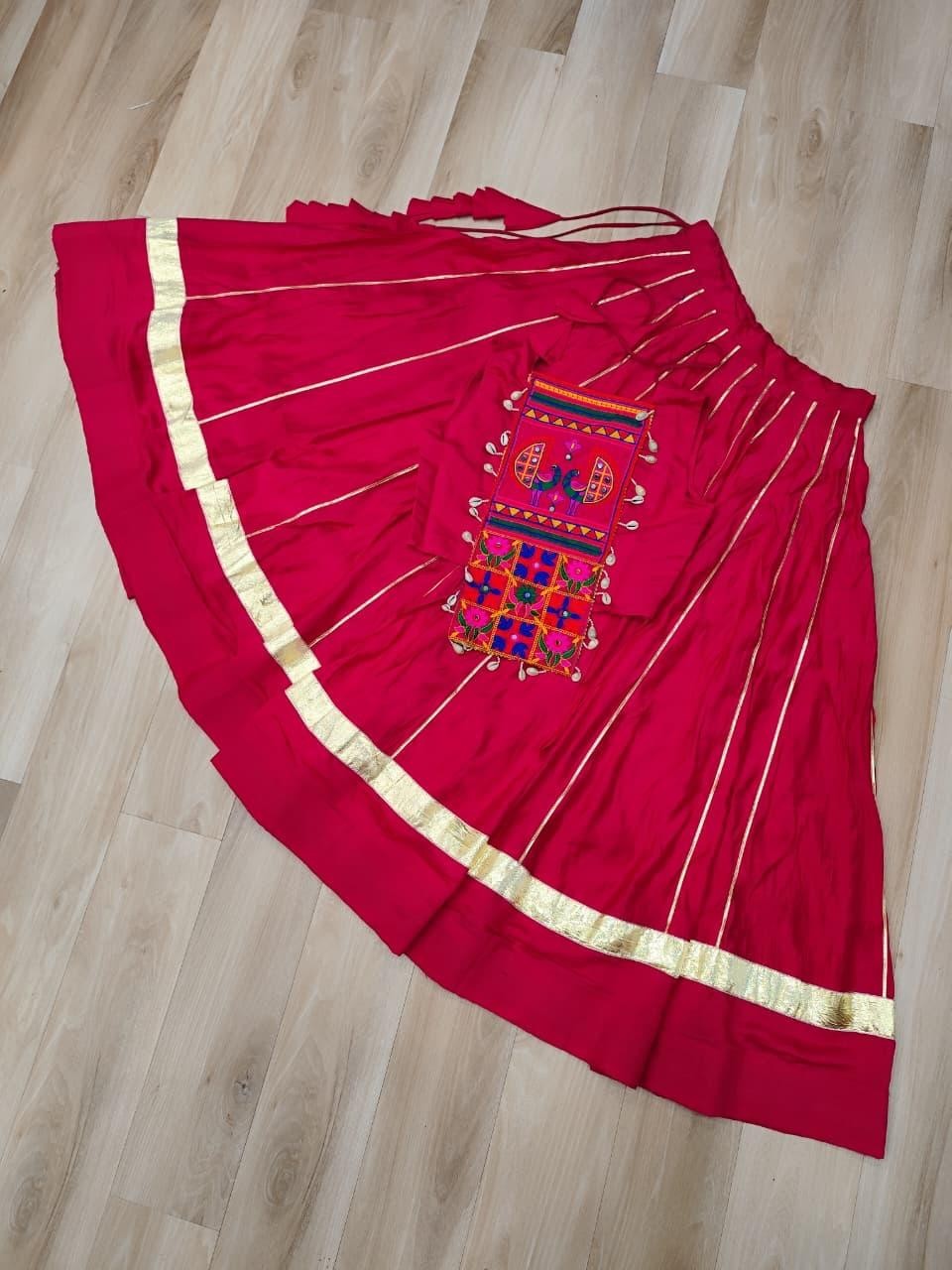 Navratri Special Buttrefly Embroidered Lehenga Choli For Women & Girls Trending