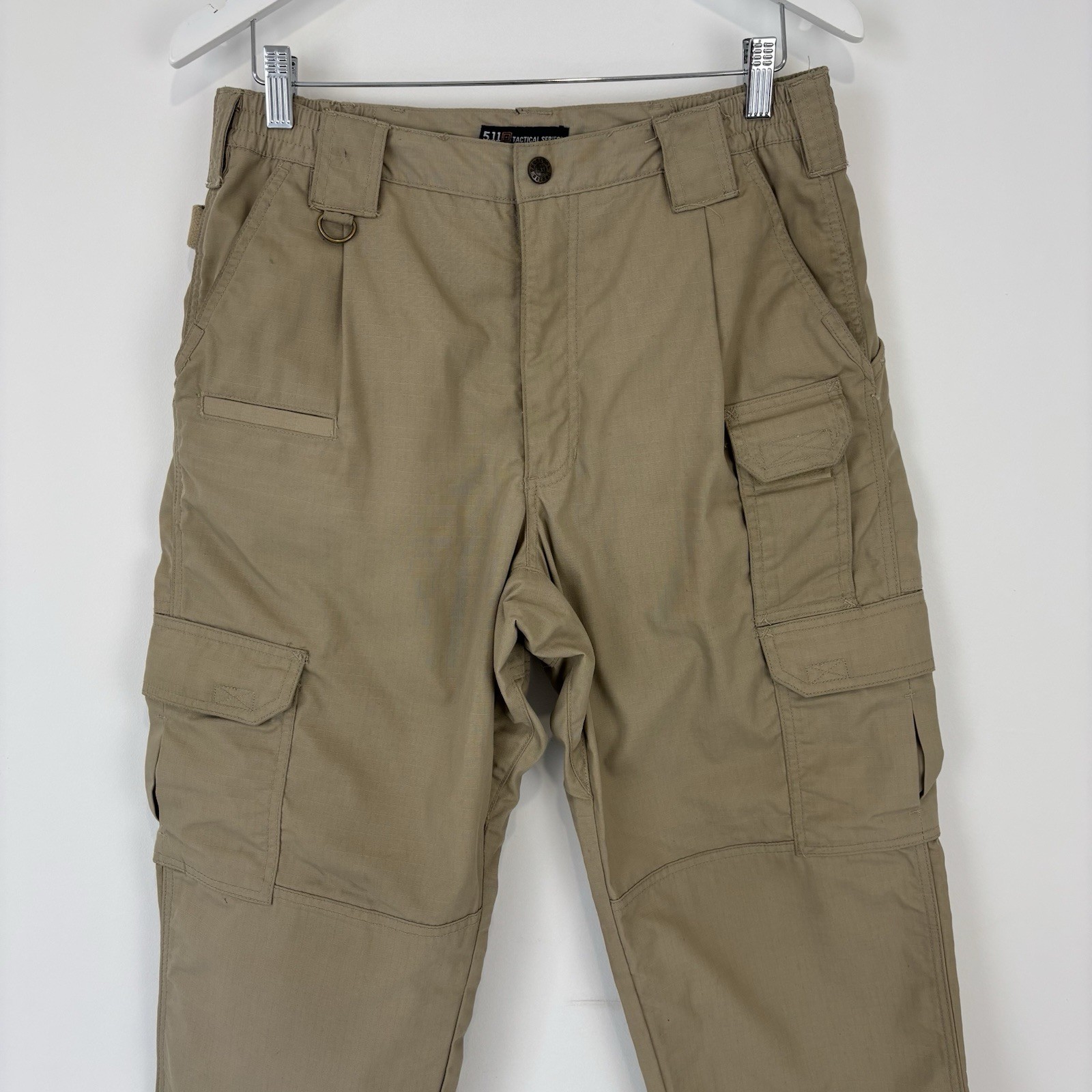 5.11 Tactical Cargo Trousers Utility Pants Beige Size 32 X 32 Mens