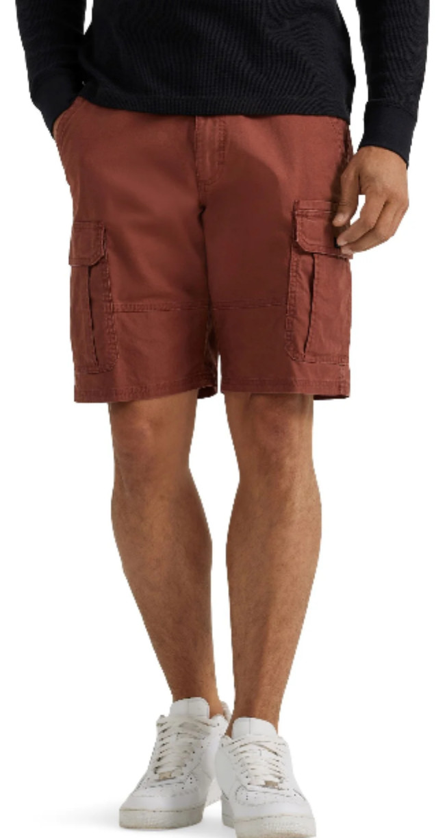 Men’s Wrangler Cargo Shorts w Stretch CHOOSE COLOR, SIZE Relaxed Fit Tech Pocket