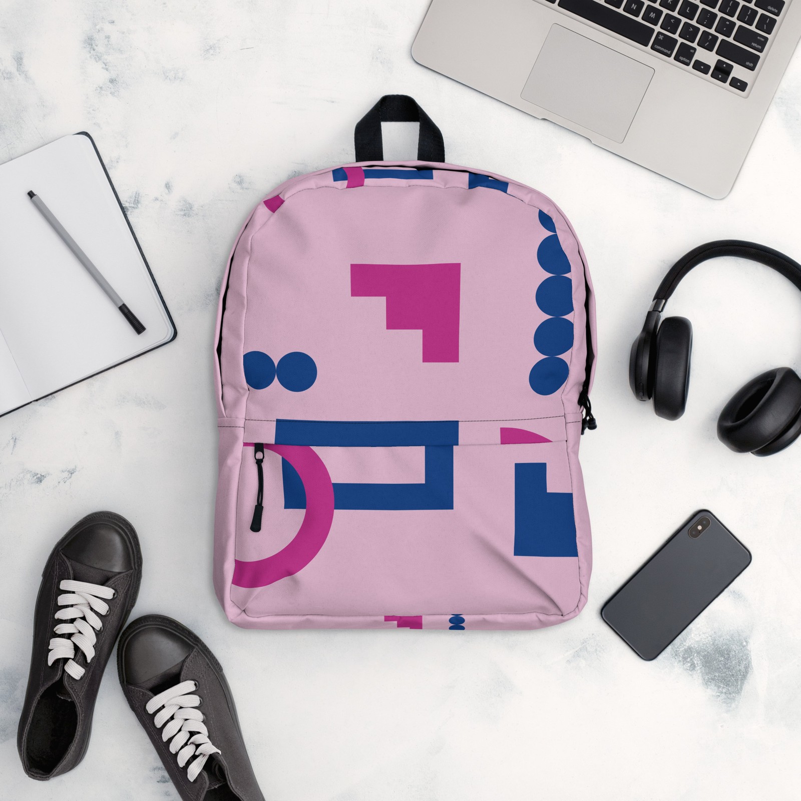 Child/Youth School Backpack Blue and Pink