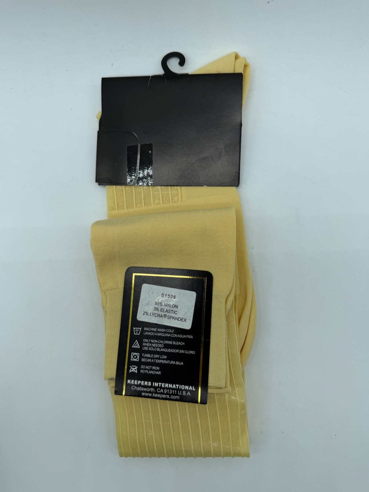 NEW ONE PAIRS STACY ADAMS OVER THE CALF SLICk SILKY RIBBED MEN’S DRESS SOCKS