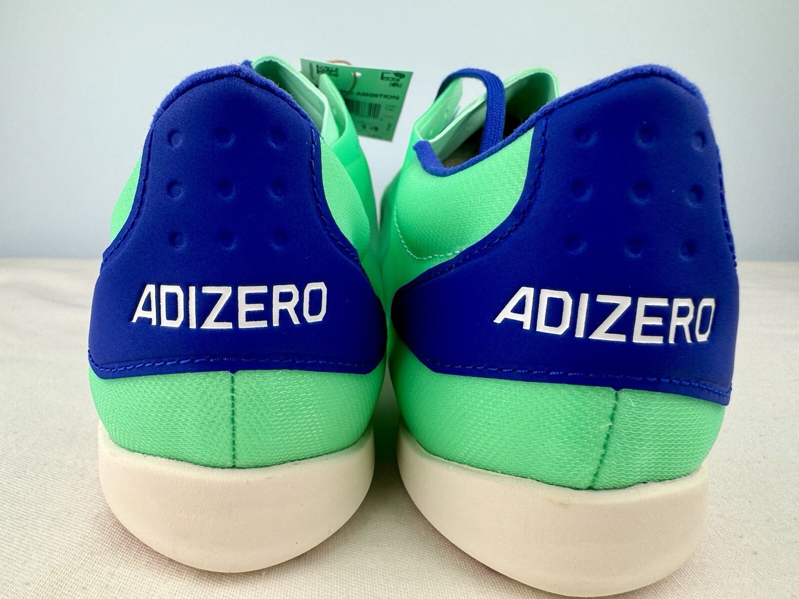 Adidas Adizero Ambition Unisex Spikes 800-1500m Green Men’s Size 13 With Spikes