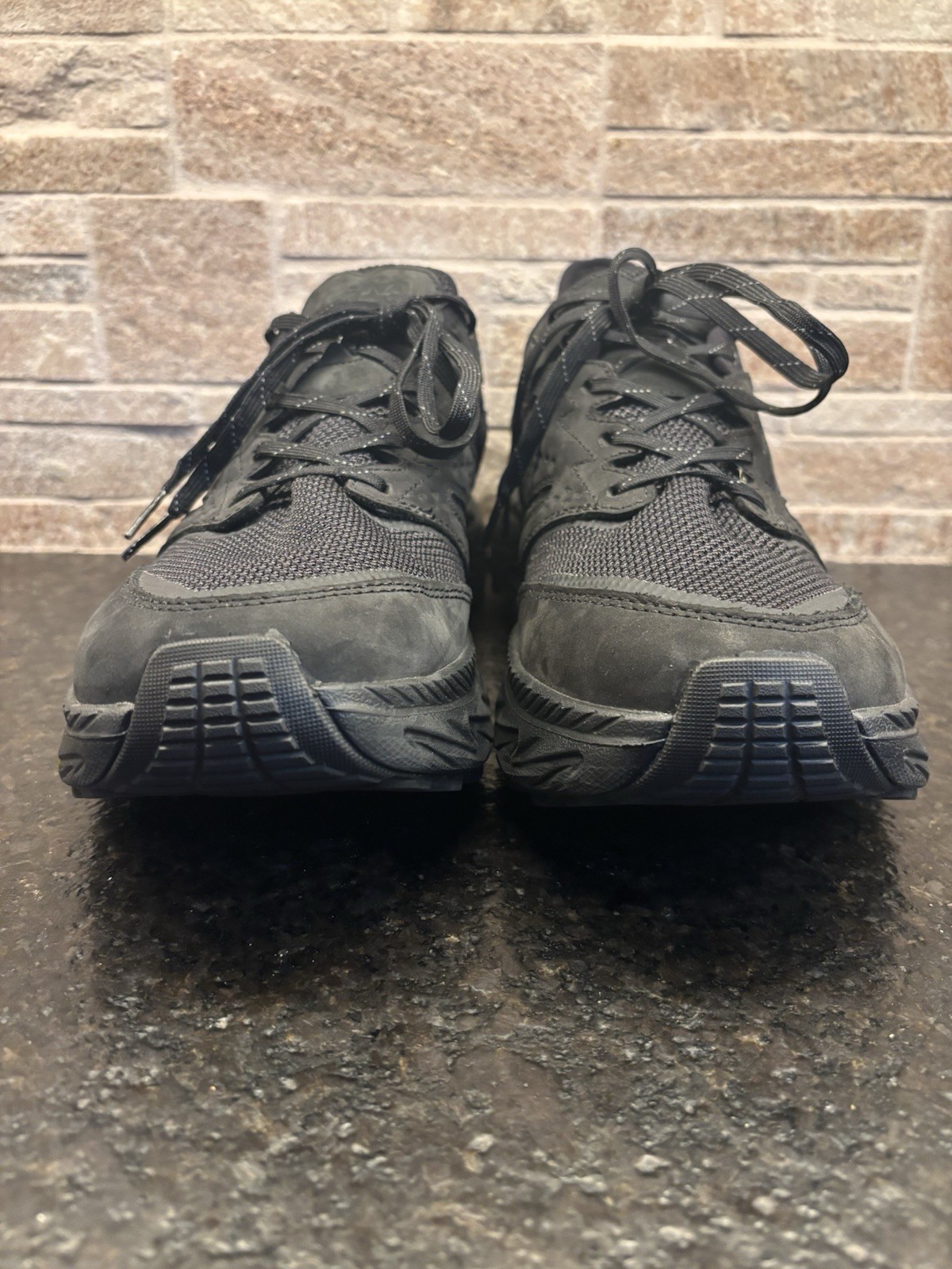 Hoka One One Anacapa 2 Freedom Trail Running Hiker Vibram Black Sz 12D – EUC!
