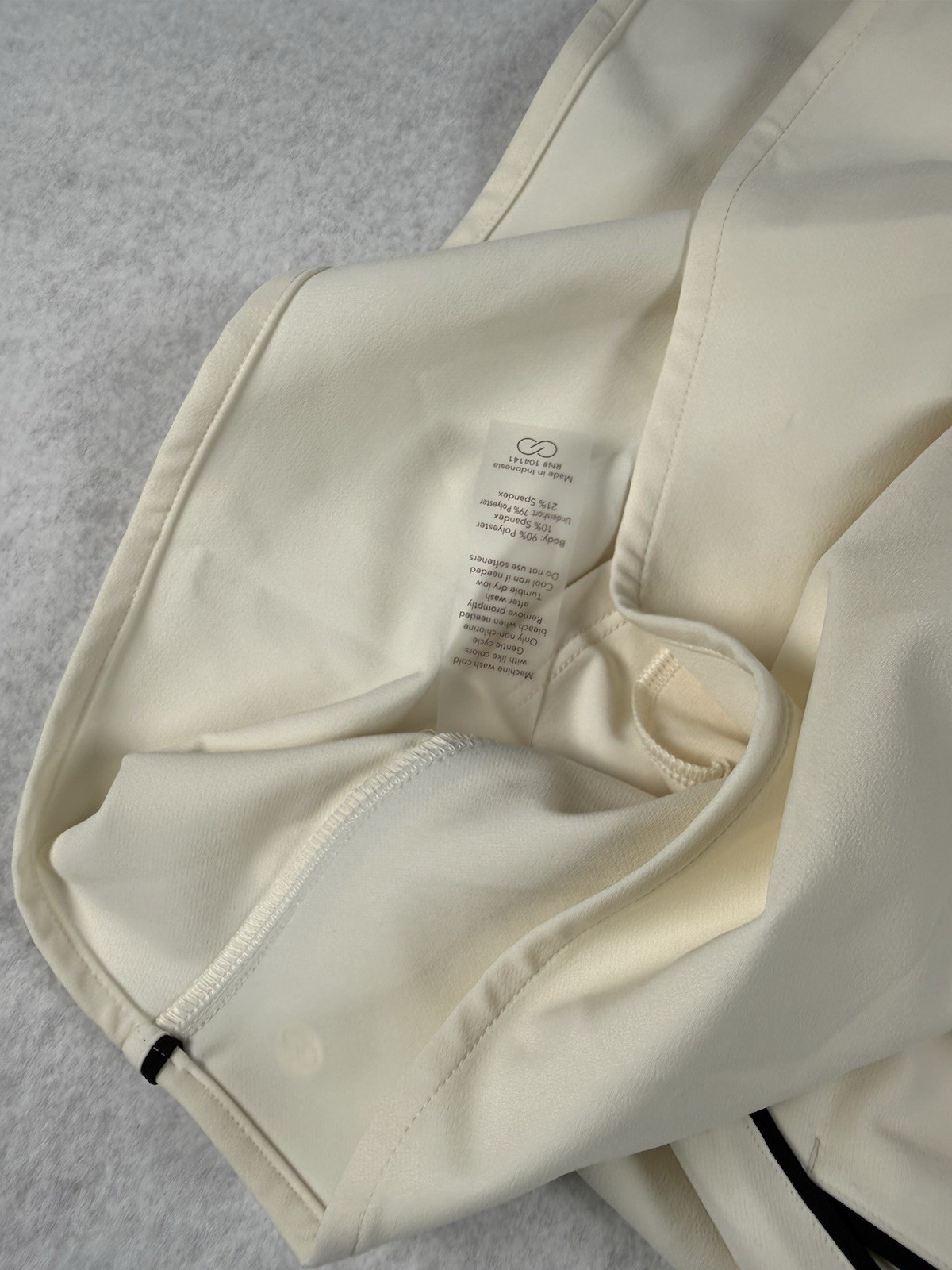 CALIA Golf Skort XXL Ivory/Black Pull-On Relaxed Fit Built-In Shorts