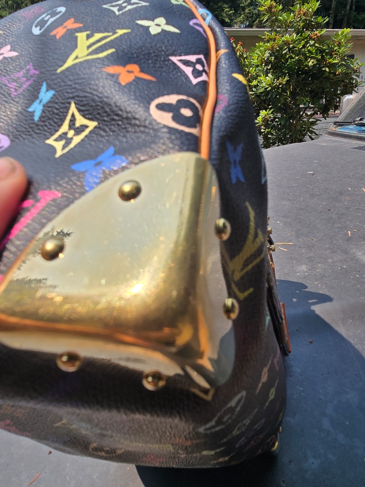 Louis Vuitton Takashi Murakami Speedy 30 Noir Bag Multicolor Black Monogram